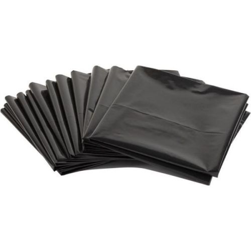 Plastic Industrial Construction Black Bags Heavy Duty 3mil 33"x48" 32/Case ECO BOX