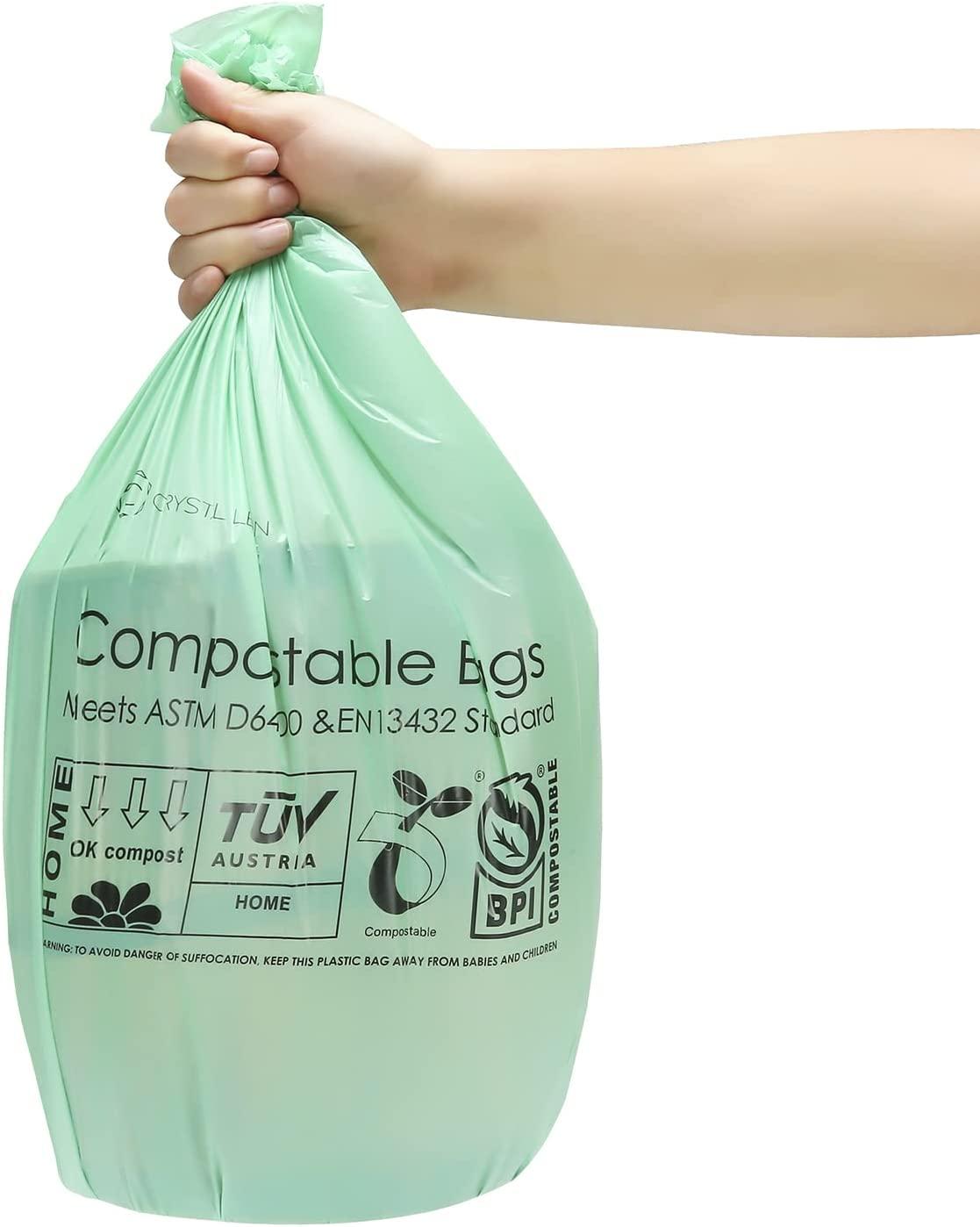 Compostable Garbage Bags Regular 16"x17" 500/Case ECO BOX