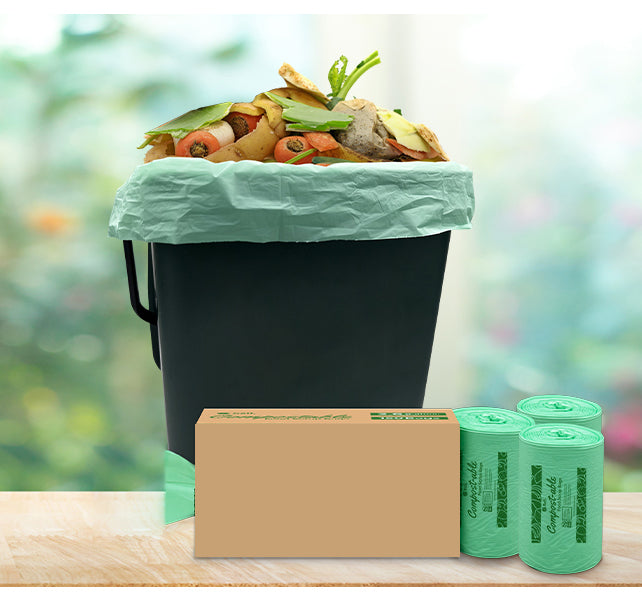 Compostable Garbage Bags 30"x38" 125/Case ECO BOX