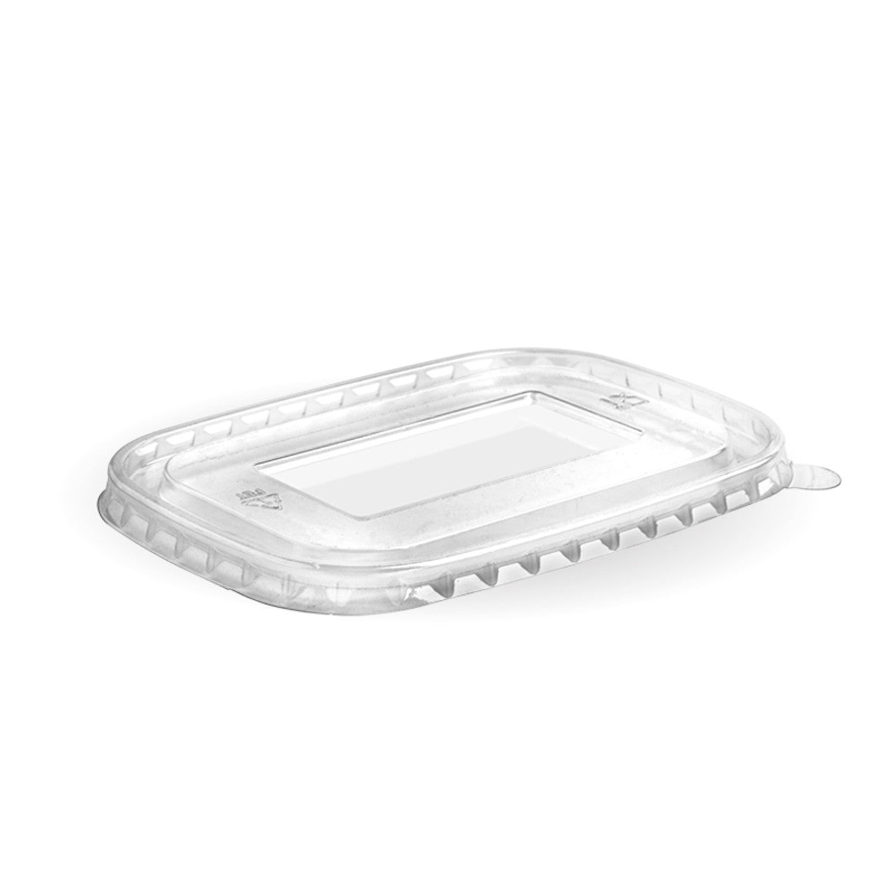 PP Lid for 17-25-34 oz Kraft Brown Rectangle Container 500/case pzhgmz