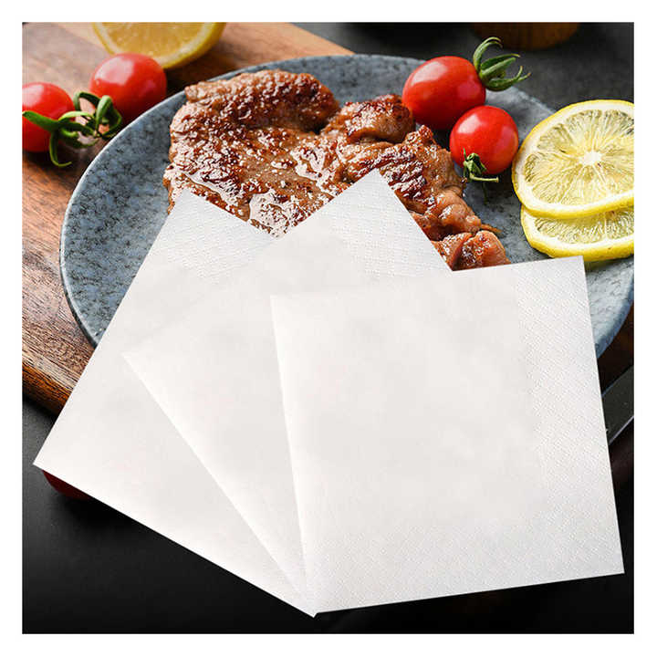 Lunch Napkin 1 ply, 1/4 folded 5.9'' x 5.'', 6000/case ECO BOX