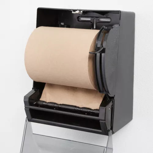 Translucent Black Automatic Paper Towel Dispenser with Motion Sensor 1 Unit/case ECO BOX